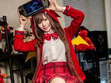 【コスプレ】「東京ゲームショウ」を沸かせたMSI美星メイ公式コスプレイヤー帰還!ゲーミングPCと戯れる月海つくねが可愛い【写真15枚】 画像