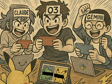 生成AI各社が「めざせポケモンマスター!」彼らがゲームで競い合う理由って? 画像