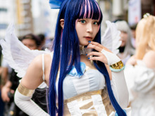 【コスプレ】アニメ「パンスト」のストッキングが激カワ!絶対領域が眩しいラブリーエンジェルな関西美女はお好き?【写真10枚】 画像