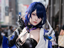 【コスプレ】鎖骨から胸元の流れるような曲線美がもはや芸術!人気レイヤーが『崩スタ』黄泉を圧倒的な美しさで実写化【写真8枚】 画像