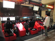 【TGS 2010】学生40人でレーシングゲームを制作…日本電子専門学校 画像