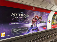 『メトロイドプライム4 ビヨンド』がすでに発売中?ロンドン地下鉄で広告が発見される 画像