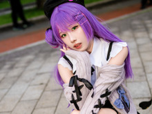 【コスプレ】香港美女の「ホロライブ」常闇トワがあざと可愛い!ミニスカートから覗ける美脚とルーズソックスにやられてしまう【写真9枚】 画像