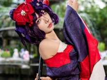 【コスプレ】『FGO』葛飾北斎の着物姿が雅やか!キリリとした表情と威風堂々とした立ち姿に思わずドキッ【写真11枚】 画像