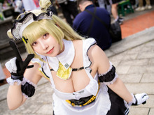 【コスプレ】『NIKKE』ソーダの迫力満点の美ボディを完全再現!ほんわか癒やされるメイド姿に見とれちゃう【写真9枚】 画像