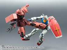 「ガンダム」VS「シャア専用ザク」を再現できる!「機動戦士ガンダム」よりフィギュア「ROBOT魂」3商品が再販決定 画像