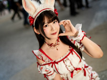 【コスプレ】台湾美女のホワイトバニーガールが可愛すぎる!ニーハイからウサ耳までリボンも増し増し【写真8枚】 画像
