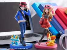 『ポケモンX・Y』並べて飾りたい「セレナ」「カルム」1/8スケールフィギュアが予約受付中!それぞれにフォッコ、ケロマツが付属 画像