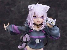 チャーミングな八重歯!ホロライブ・猫又おかゆが1/7スケールフィギュア化ー躍動感あふれるポーズ、手に持ったコントローラーまでしっかり再現 画像