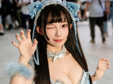 【コスプレ】網タイツ×ニーハイの魅力に酔いしれる!台湾美女のキャットガールが小悪魔セクシーで可愛すぎる【写真9枚】 画像