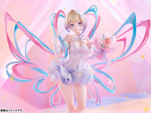「ニディガ展2」で披露された“超てんちゃん”パーティドレス姿がフィギュアに!特徴的なツインテールやオーロラのような光沢にドキドキ 画像