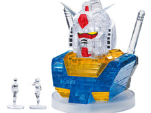 ガンダムやシャア専用ザクII、ハロたちの“立体パズル”が美しい…キラキラ輝く「クリスタルパズル」に登場 画像