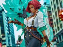 大胆にはだけた胸元が視線を吸い寄せる…『ギルティギア ストライヴ』より「ジオヴァーナ」フィギュアの先行予約締切が迫る 画像