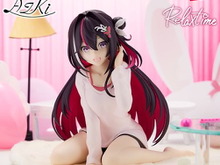 ホロライブ・AZKiが、可愛いく微笑むオフスタイルでフィギュア化!描き下ろしイラストの大型クッションと共にプライズ展開 画像