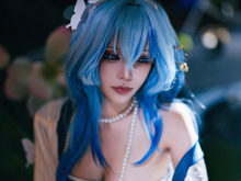 【コスプレ】『鳴潮』ショア・キーパーの漢服姿が儚げで美しい!スレンダーな台湾美女による仙女感がすごい【写真9枚】 画像