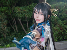 【コスプレ】スラリとした美脚とおへそがセクシーかつ優美!『崩スタ』ルアン・メェイのたおやかな雰囲気を再現する美女レイヤー【写真9枚】 画像