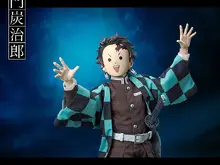 「鬼滅の刃」より竈門炭治郎の可動フィギュアが再販!鬼殺隊の隊服はワイヤー内蔵の布製、「水の呼吸」エフェクトパーツも付属 画像