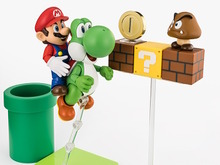 『スーパーマリオ』のアクションフィギュアが楽しい!他キャラを背中に乗せられるヨッシーなど、全5種 画像