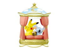 すやすやと眠るピカチュウ&ネッコアラ、イッカネズミ(3びきかぞく)たちが可愛い!『ポケモン』インテリアフィギュア全6種 画像