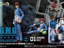 「ガンダム」可動フィギュア「G.M.G.」が抽選販売!アムロやシャア、一般兵士セット含む5商品で独自の世界観を楽しめる 画像