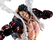 武装色をダイナミックに表現!「ワンピース」より「ルフィ ギア4 バウンドマン」が立体化ー差し替えパーツと台座でプレイバリュー満点 画像