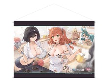 ライザの着せ替えイラストも復刻!『アズレン』×『ユミアのアトリエ』コラボグッズ予約受付中ータペストリー、クッションなど勢揃い 画像