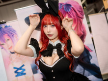 【コスプレ】香港美女のバニーガールはお好きですか?ガーターベルト&ストッキングの美脚が大胆すぎる【写真9枚】 画像