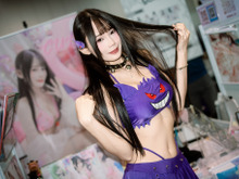 【コスプレ】香港の『ポケモン』ゲンガーってこんなに可愛いの！？細いくびれ＆太ももが大胆不敵な美女レイヤー【写真8枚】 画像
