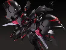 「機動戦艦ナデシコ」より漆黒の機体「ブラックサレナ」プラモが再販予約中！差し替えなしで「エステバリス」の内蔵ギミックまで再現 画像