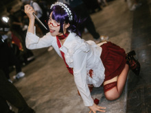 【コスプレ】「東京喰種」神代利世の妖艶さが極まってる!スラリとした赤いニーハイと眼鏡越しの瞳に吸い込まれそう【写真9枚】 画像