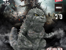 映画「ゴジラ-1.0」より「ゴジラ(2023)」フィギュアがプライズ展開！劇中ポスターと“銀座上陸”をイメージした2種のカラーリングでデフォルメ 画像