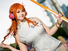 【コスプレ】抜群のスタイルに魅入ってしまう!?『ONE PIECE』ナミの美くびれ&美脚にメロメロ【写真7枚】 画像