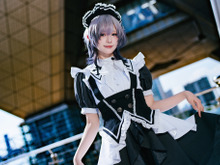 【コスプレ】ニーハイ×清楚なメイド衣装が似合いすぎ!美女レイヤーの月海つくねがマジカルメイド姿で魅了する【写真8枚】 画像