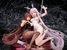 バニーガール姿がセクシー!『勝利の女神:NIKKE』より“ノワール&ブラン”がイベント「Bunny X 777」メインビジュアルをモチーフに立体化 画像