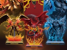 『遊戯王』ラー、オシリス、オベリスクの三幻神が究極の姿で降臨!エフェクトパーツやライトアップ機能搭載専用台座、記憶石版リモコンがセットで商品化 画像