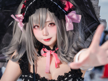 【コスプレ】黒ニーハイ×中二病感あふれる挑発ポーズにグッとくる!『デレマス』神崎蘭子が魅惑の夏衣装で降臨【写真9枚】 画像