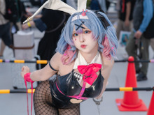 【コスプレ】ミクさんの可愛さは万国共通!韓国の人気レイヤーによるキュートな表情×網タイツが似合うラビットホールミク【写真10枚】 画像