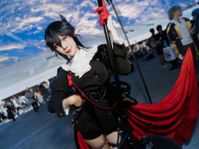 【コスプレ】大鎌を振り回す台湾美女の美脚から目が離せない！『アークナイツ』エンテレケイアのショーパンが似合う美女レイヤー【写真7枚】 画像