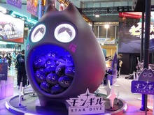 ネットマーブル新作アクションRPG『モンギル：STAR DIVE』ブースは魅力満載！巨大ニャンコやコスプレ、豊富なノベルティがお出迎え 画像
