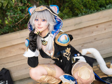 【コスプレ】フィット感ある衣装がしなやかな曲線美を際立たせる！『崩スタ』サフェルの猫っぽい雰囲気がバッチリの美女レイヤー【写真8枚】 画像