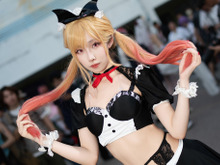 【コスプレ】ちょっぴり大胆なメイド姿が可愛すぎ！香港美女の「着せ恋」喜多川海夢はスレンダーなウエストと美脚で魅せる【写真8枚】 画像