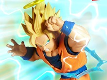 「ドラゴンボールZ」超サイヤ人2孫悟空VS魔人ベジータが立体化!気迫あふれる肉弾戦シーンを再現 画像
