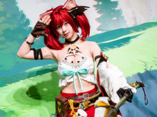 【コスプレ】中国人気の美女レイヤーが勢揃い!ケモミミやエルフ、セーラー服まで登場するファンタジーワールドRPG『アズールプロミリア』【写真22枚】 画像