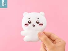 可愛い抱きつきポーズ！「ちいかわ」クリップぬいぐるみが、カプセルトイにて展開ーくりまんじゅう含む全4種ラインナップ 画像