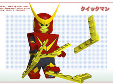 『ロックマン』のボスキャラたちがレゴに? ― 海外のCGアート 画像