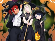 「ガンダム」のハロウィン記念イラストが大反響！シイコやスレッタたち“3人の魔女”が、文字通り「魔女の仮装姿」で描き下ろし 画像