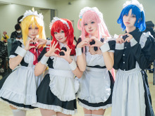 【コスプレ】キャラの個性を感じさせる雰囲気作りと絶対領域に注目！「ぼっち・ざ・ろっく!」メイド併せが眼福の可愛さ【写真27枚】 画像