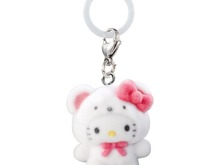 ふわふわな雪をフロッキー加工で表現!? 「サンリオキャラクターズ」が“しろくま”姿でめじるしアクセサリー化 画像