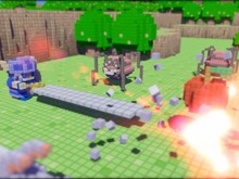 『3Dドットゲームヒーローズ』発売1周年、「PlayStation Home」に専用ラウンジがオープン 画像
