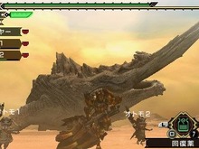 『モンスターハンターポータブル 3rd』に登場する峯山龍「ジエン・モーラン」を紹介 画像